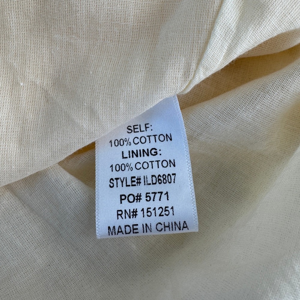 Loom Butter Yellow Lace Up Corset Maxi Dress L Cottagecore Prairie Boho Romantic - Picture 8 of 13